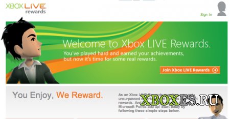 Xbox Live Rewards объявляет конкурс