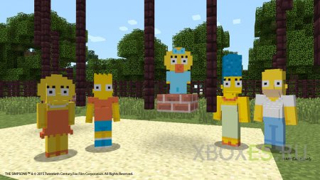 Minecraft  The Simpsons Skin Pack