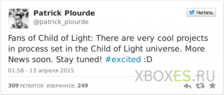 Ubisoft работает над продолжением Child of Light