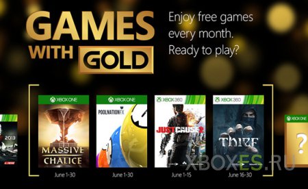 Известны июньские бонусы подписки Xbox Live Gold