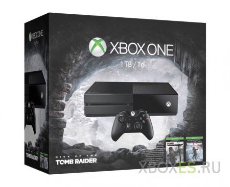Microsoft анонсировала бандл Xbox One Rise of the Tomb Raider