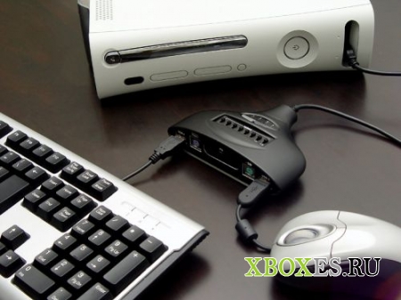 Xbox 360 + клавиатура и мышка
