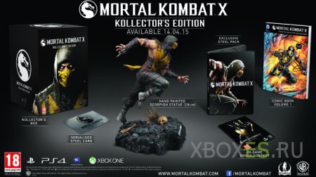 Warner Bros. выпустит сразу четыре издания Mortal Kombat X
